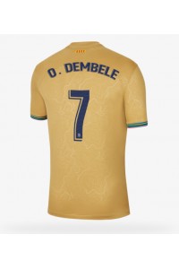 Barcelona Ousmane Dembele #7 Fotballdrakt Borte Klær 2022-23 Korte ermer